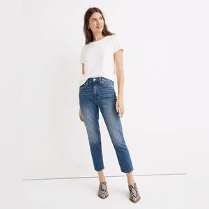 Madewell high rise slim crop boy jean size 24
